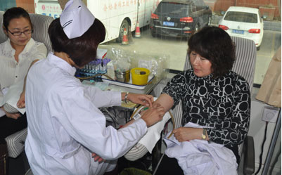 呼和浩特市五洲女子医院无偿献血活动